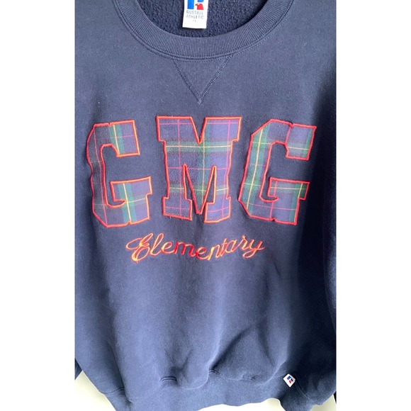 Vtg 90s made in USA Russell Crewneck - Picture 3 of 4